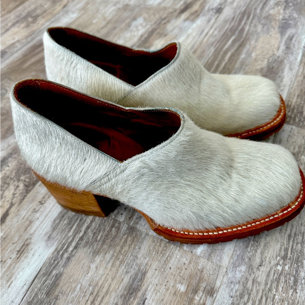 Eckhaus Latta Ponyhair Healed Clogs size 38